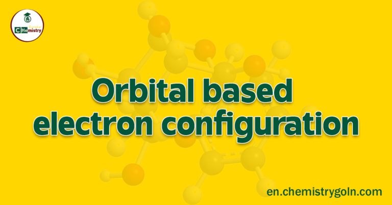 Orbital based electron configuration